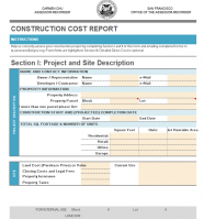 441(d) Cost Report Excel Sheet | CCSF Office Of Assessor-Recorder